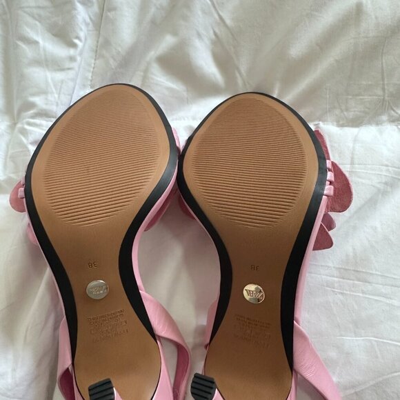 ZARA Goat Leather flower - Pink Sandals - Picture 3 of 3